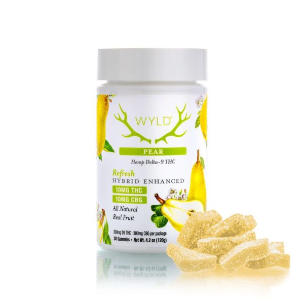 Wyld Pear 1 THC CBG Refresh D9