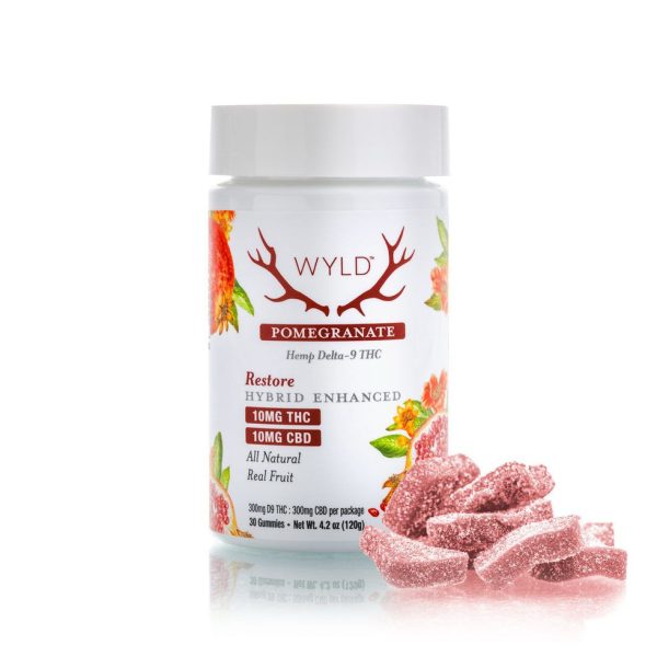 Wyld Pomegranate 1 THC CBD Restore D9