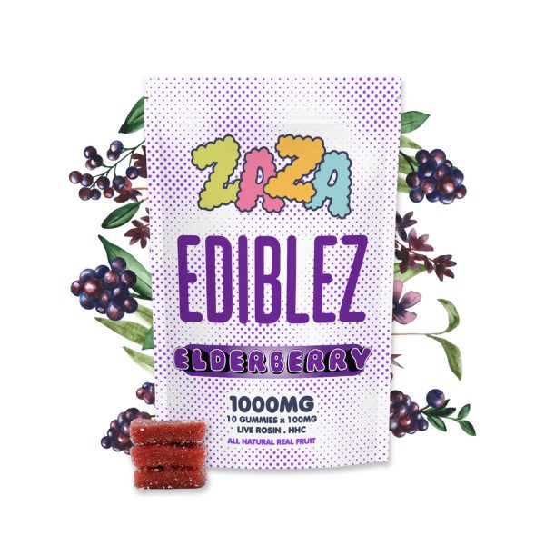 Zaza 1000MG Elderberry HHC Gummies Zaza 1000MG Elderberry HHC Gummies